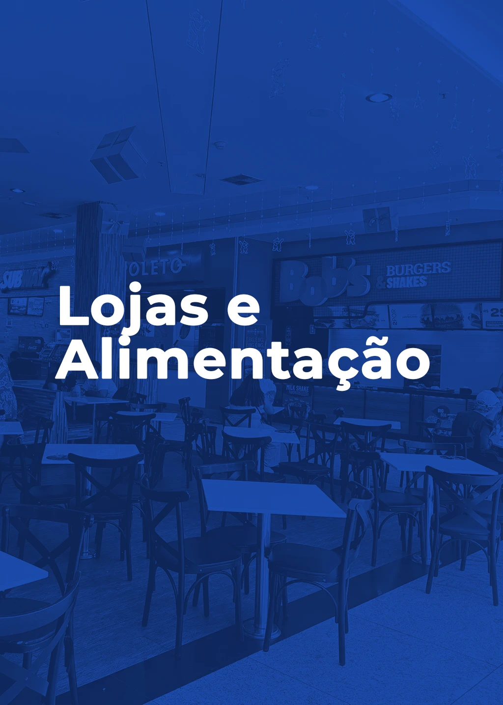 Lojas e alimentação